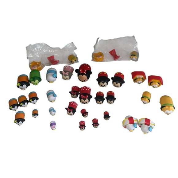 Jakks Pacific Disney Tsum Tsum Figure Lot of 38 Mickey Mouse & Friends - Picture 1 of 6
